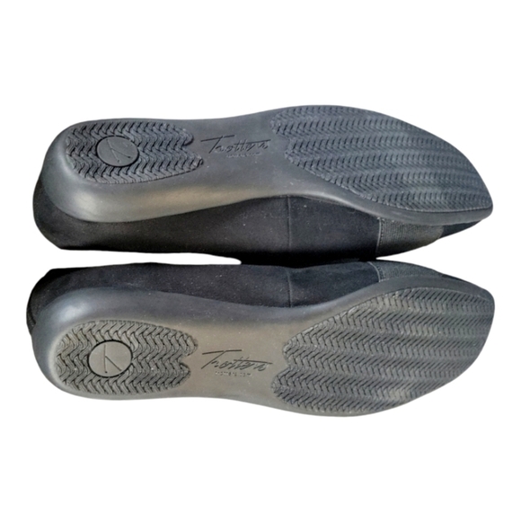 Trotters Samatha Sparkle Elastic Band Cushioned Footbed Arch Support Shoes 9 1/2 - Picture 4 of 7